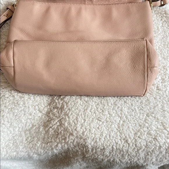 Vince Camuto Cameo Rose Leather Shoulder Bag with Gold Hardware - Picture 10 of 14